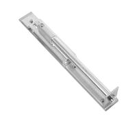 Gadpiparty Stainless Steel Flush Bolt Latch with Toothed Top and Bottom Locks for Double Doors Concealed Security Bolt for French Doors Easy Installation for Home Office Shop