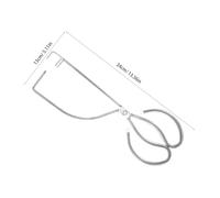 Gadpiparty Stainless Steel Sculpture Dipping Tong for Pottery Glazing Ceramic Glazing Tool Pliers for Clay Modeling and Sculpturing Easy to Use Pottery Glaze Clamp for DIY Ceramic Art