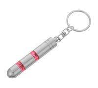 Gadpiparty Static Discharge Keychain for Car Doors - Portable Esd Static Electricity Remover Tool - Red Antistatic Human Body Discharger Keyring for Automotive and Home Use