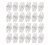 Gadpiparty Sticky Pulley Wheels with Smooth Rolling and Easy Installation 26pcs Self Adhesive Caster Wheels White Plastic and Steel Material for Storage Box and Furniture for Trash Cans