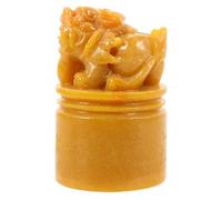 Gadpiparty Stone Seal Stamp for Calligraphy and DIY Carving, Easy to Use Stone Material Seal Stamp for Small Crafts, for Hand-Made Carving and Painting Projects