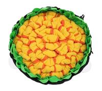 Gadpiparty Super Large Dog Snuffle Mat Pet Feeding Pad for Slow Eating Training Foraging Puzzle with Bright Colors to Stimulate Senses Suitable for Small to Large Dogs Indoor Random Color