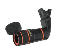 Gadpiparty Telephoto Lens 8x Magnification Mobile Lens with Clamp for Smartphones Abs Material Large Depth of Field and Small Distortion for Tourism and Watching the Game