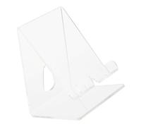 Gadpiparty Thickened Acrylic Mobile Phone Display Holder Transparent Cellphone Stand Desktop Rack with Inclined Support for Easy Viewing and Modern Storage Organizer