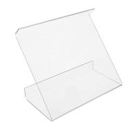 Gadpiparty Transparent Acrylic Telephone Stand Non-skid Landline Holder for Office Desk Ergonomic Phone Tray Organizer Stable Clear Desktop Accessory for Home Use