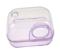 Gadpiparty Transparent Hamster Bath Sand Box with Splashproof Design Large Camera-shaped Small Pet Toilet for Gerbils and Chinchillas Multi-pet Shower and Grooming Tub Stylish Animal Habitat