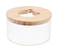 Gadpiparty Transparent Small Animal Sand Bath Box for Hamsters and Dwarf Pets Acrylic Bathtub and Cover Design Multi-functional Pet Toilet for Mice Chinchilla Easy to Clean and Store