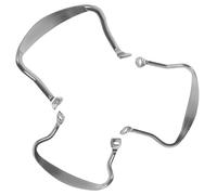 Gadpiparty Tray Grip Replacement Side Fixing Handle Set, Stainless Steel, Silver, Easy Install, Scald-resistant, for Personal and Professional Use