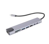 Gadpiparty Type C Docking Station Pd for Laptop USB C Hub Adapter for Office Work
