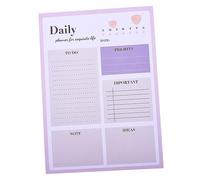 Gadpiparty Undated Daily Planning Notepad for Students and Work Tear Off To Do List Pad with Clear Layout and Premium Paper for Organized Scheduling and Goal Achievement