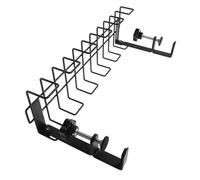 Gadpiparty Under Desk Cable Management Tray Adjustable Cord Managing Bracket for Efficient Wire Organization Compact Design for Home Office Use Sturdy Cable Storage
