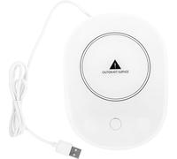 Gadpiparty USB Cup Warmer Tempered Glass White 55c Constant Heat