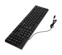 Gadpiparty Usb Keyboard for Laptop Compatible Wired Keyboard Gaming Office Typing English Layout