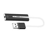 Gadpiparty Usb Sound Card Adapter for Sound Track Built Microphone Port Volume Control