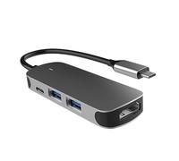 Gadpiparty USB Type Adapter for Laptops and Tablets Multifunction USB PD Charging Card Reader and Output Compact Design for Travel and Office Use