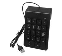Gadpiparty Usb Wired Key Numeric Keypad Durable Mechanical Numpad for Laptop and Desktop Easy to Install for Data Entry and Financial Calculations