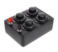 Gadpiparty Variable Resistance Box Easy to Use Plastic 0-9999 Ohm Resistor Substitution Box for Electrical Measurement Scientific Research