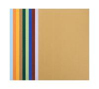 Gadpiparty Versatile Corrugated Cardboard Sheets for Art and Craft DIY Projects Mixed Color Corrugated Paper Material with Blank Surface Bright Colored Craft Cardstock for Drawing and