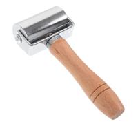 Gadpiparty Versatile Tool Offering Full Control Over Rolling and Edging Leather Seam Roller with Wood Handle and Iron Body for Crafts for Professionals and Beginners in Leathercraft