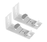 Gadpiparty Vertical Blind Bracket Clips and White Iron 2pcs for Secure Mounting Aesthetic Design Suitable for Vertical Blinds and Window