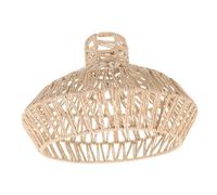 Gadpiparty Vintage Hand Woven Paper Rope Lampshade Cover for Ceiling Wall Floor Lamps Heat Resistant Colorfast Retro Light Accessory for Indoor Home Decor