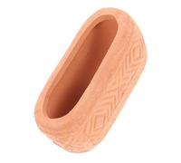 Gadpiparty Vintage Miniature Red Flowerpot for Succulent Planters and Seedling Breeding Breathable Garden Supply Pot for Indoor Outdoor Balcony Lightweight Ceramic Nursery Container