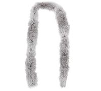 Gadpiparty Vintage Rabbit Trim in Coffee Colour for Clothing and Home Accessories, Shaggy and Long Enough for Christmas Tree and Chinese Clothes Decoration