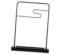 Gadpiparty Vintage Style Iron Art Ink Brush Rack Multi Functional Display Stand for Chinese Calligraphy Pens Creative Desktop Decor Suitable for Office and Study