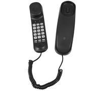 Gadpiparty Vintage Wall Mounted Telephone with Clear Call Quality Use Buttons Internal Extension Function for Home Hotel Office Communication Material Black Corded Phone