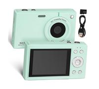 Gadpiparty Vintage Wifi Digital Camera with Card Zoom Compact Shoot for Teens Adults Portable Retro Style in Green for Indoor Outdoor Photography