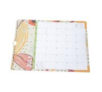 Gadpiparty Wall Calendar Planner Month Spiral Bound Organizer with Large Writable Blocks for Family Business Daily Scheduling Stylish Design for Easy Planning