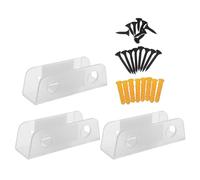 Gadpiparty Wall-mounted Digital Scale Rack Wall-mounted Scale Bracket Plastic Specially Designed Groove Integrated Design Rounded Edge Guards Kitchen Pantry and Seniors