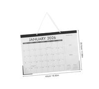 Gadpiparty Wall Planner Calendar Hanging Organizer January to June with Multi-country Holidays Monthly Scheduling for Office Classroom Home