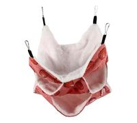 Gadpiparty Warm Flax Pet Hanging Hammock Soft Cozy Sleeping Bed for Hamsters Guinea Pigs Rats Small Pets Indoor Use Comfortable Skin-friendly Winter Nest