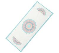 Gadpiparty Washing Machine Protective Cover Cotton-linen Dustproof Washer Protector Side Pocket Modern Design for Kitchen Bathroom and Outdoor Use Kaleidoscope