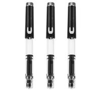 Gadpiparty Watercolor Brush Pen Set 3Pcs with Piston-Filled Reservoir, Flexible Tip and Sturdy Nylon Wool for Creative Painting and Manuscript Writing