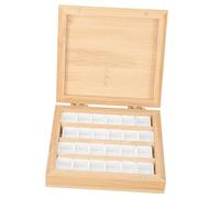 Gadpiparty Watercolor Mixing Box Color Pigment Storage Case with Magnetic Lid Durable Painting Box for Artists DIY Projects for Watercolor and Gouache Storage