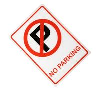 Gadpiparty Weather-resistant No Parking Warning Sign Acrylic Plastic Symbol for Outdoor Use Private Parking Driveway Safety Notice for Restaurants Homes