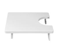 Gadpiparty White Sewing Machine Extenders Lightweight Abs Material Good Gloss Household Sewing Expansion Board round Corner Edge Portable Folding Table Accessories