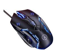 Gadpiparty Wired Mouse Gaming 6D Key Layout Four-Level DPI USB Computer Mouse White Shine Laptop ABS Work