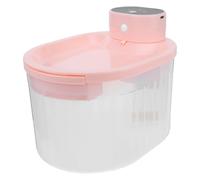 Gadpiparty Wireless Cat Water Fountain with Intelligent Induction Large Capacity Cordless Pet Drinking Fountain for Indoor Cats and Dogs Material Water-saving Automatic Activation Pink