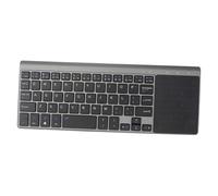 Gadpiparty Wireless Computer Keyboard with Touchpad Cordless Design Built Number Pad Silent Operation Compatible with Laptop and More No Battery Required