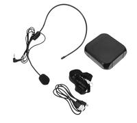 Gadpiparty Wireless Voice Amplifier Portable Small Speech Amplifier with Rechargeable Battery Dc3.7V for Tour Guide and Classroom Use Wireless Sound Speaker in Black