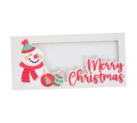 Gadpiparty Wooden Christmas Money Holder Snowman Cash Box with Card Slots Festive Holiday Party Favor Lightweight Portable Xmas Present Accessory for Seasonal Gatherings