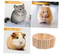 Gadpiparty Wooden Hamster Ladder Natural Climbing Bridge for Animals Exercise and Chewing Suitable for Hamsters Mice Guinea Pigs Chinchillas Interactive Pet Playground Accessory