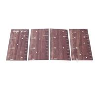 Gadpiparty Wooden Height Chart Ruler for Growth Measurement Wall Decor with Easy Installation Height Measuring Board for Recording Growth from Childhood to Adulthood Unisex Decoration
