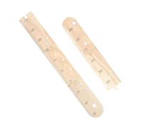 Gadpiparty Wooden Height Growth Chart Precise Measurement Markings for Kids with Star Shapes Growth Chart Ruler Charming Design for Nursery Room for Children’s Room Décor