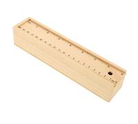 Gadpiparty Wooden Pen Box Drawer Type Capacity Eco Friendly Pencil Case Portable Stationery Organizer for School Boys Storage