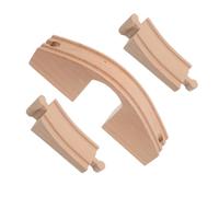 Gadpiparty Wooden Train Track Expansion Set Creative Diy Train Bridge and Track Accessories for Wooden Railway Play Compatible with Major Brands Fosters Imagination and Family Bonding