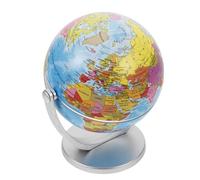 Gadpiparty World Globe Stand Small Desktop Geography Globe English Edition for Adults Decor for Home Office